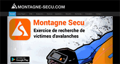 Desktop Screenshot of montagne-secu.com