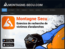 Tablet Screenshot of montagne-secu.com